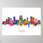 Gurgaon Haryana Skyline Poster (Voorkant)