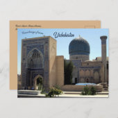 Guri Amir Mausoleum in Samarkand Oezbekistan Briefkaart (Voorkant / Achterkant)