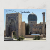 Guri Amir Mausoleum in Samarkand Oezbekistan Briefkaart (Voorkant)