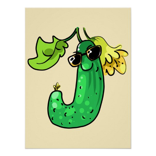 Gurke cucumber perfect poster (Voorkant)