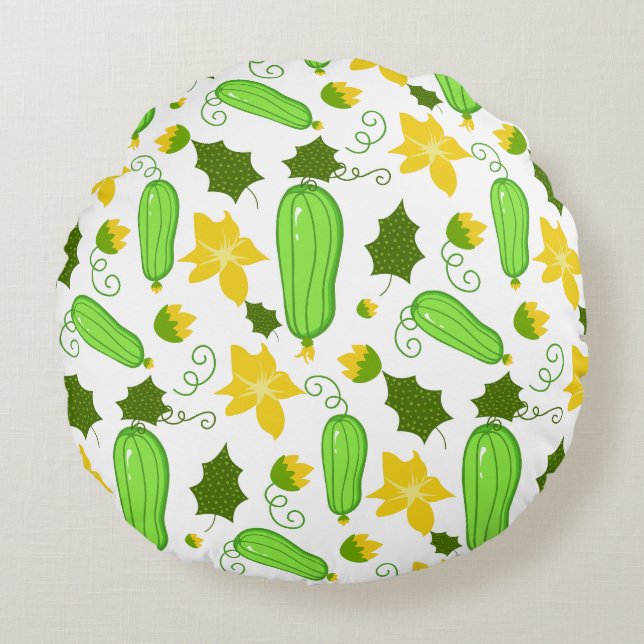 Gurken Rond Kussen (Voorkant)