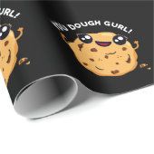 Gurl Funny Baking Pun Dark BG Cadeaupapier (Rol Hoek)