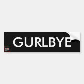 GURLBYE Bumpersticker (Voorkant)
