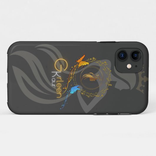 Gurleen Kaur iPhone Case - Elegant & Stijlvol (Achterkant (horizontaal))