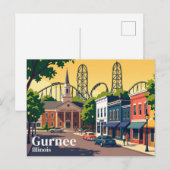 Gurnee USA Briefkaart (Voorkant / Achterkant)