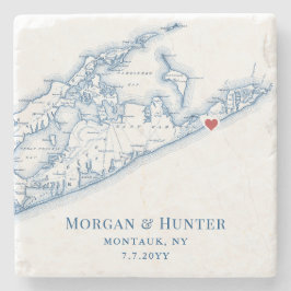 Gurney's Montauk Huwelijksgunst Long Island NY Kaa Stenen Onderzetter