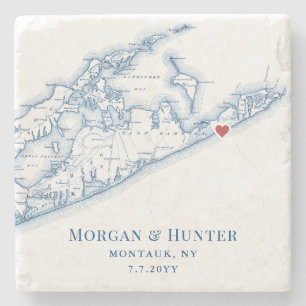 Gurney's Montauk Huwelijksgunst Long Island NY Kaa Stenen Onderzetter