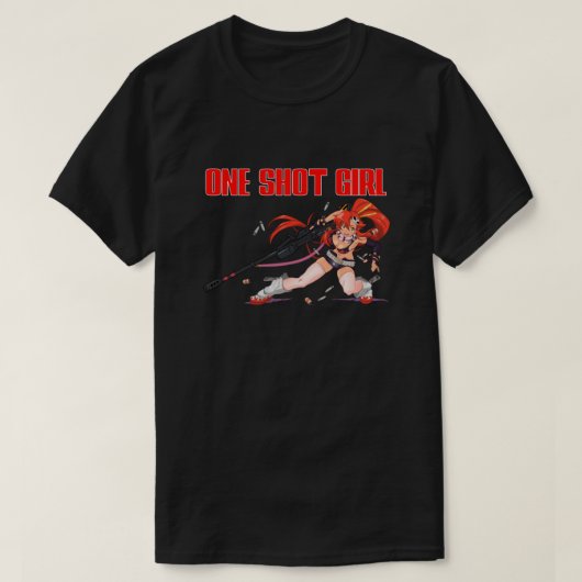 Gurren Lagann Yoko - Een meisje met een schot T-shirt (Design voorkant)