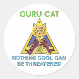 Guru Cat Niets Koele stickers