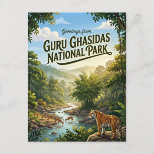 Guru Ghasidas Nationaal Park India Briefkaart