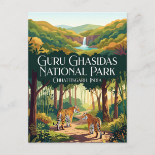 Guru Ghasidas Nationaal Park India Briefkaart