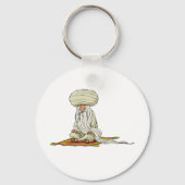 Guru Meditating Sleutelhanger (Achterkant)