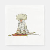 Guru met een lange baard servet (Voorkant)