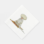 Guru met een lange baard servet (Hoek)