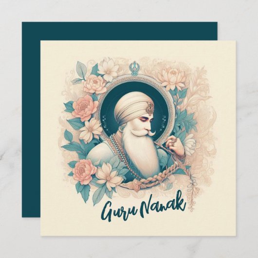 Guru Nanak Blessings Kaart (Voorkant / Achterkant)