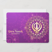 Guru Nanak Feestdagenkaart (Voorkant)