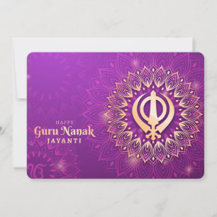 Guru Nanak Holiday Card Feestdagenkaart