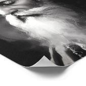 Guru Nanak Portrait - Zwart-wit Sikh Poster (Hoek)