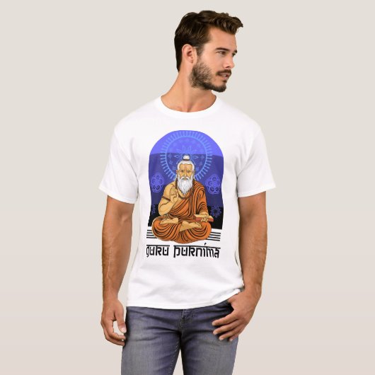 Guru purnima t-shirt (Voorkant volledig)