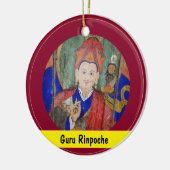 Guru Rinpoche, Padmasambhava Buddha/Nepal Keramisch Ornament (Links)