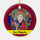 Guru Rinpoche, Padmasambhava Buddha/Nepal Keramisch Ornament (Achterkant)