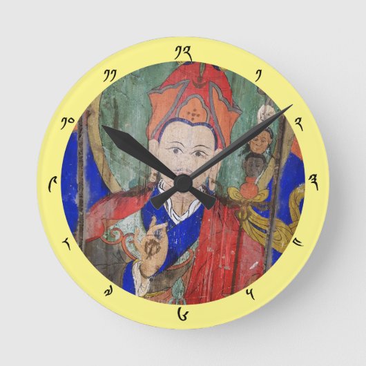Guru Rinpoche, Padmasambhava, Himalaya - Nepal Ronde Klok (Voorkant)