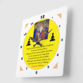 Guru Rinpoche & Seven Line Prayer/Padmasambhava Vierkante Klok (Hoek)