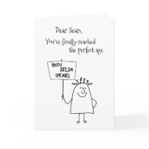 Guru Zelda Voeg een naam toe Grappig Quote Verjaar