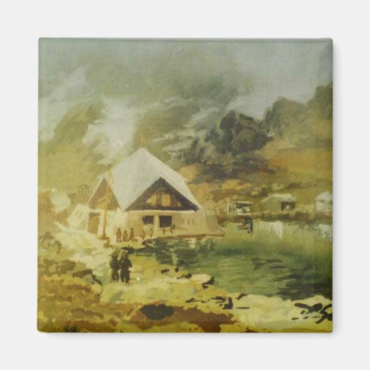 Gurudwara Hemkunt Sahib door Shekhar Joshi Magneet (Voorkant)