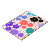 Gurugram waterverf, bloementextiel ontwerp. notitieboek (Linkerzijde)