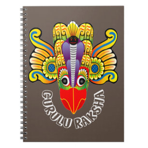 Gurulu Raksha Sri Lanka demonontwerp Notitieboek
