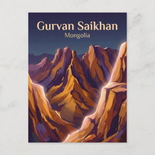 Gurvan Saikhan Nationaal Park Mongolië Briefkaart