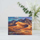 Gurvan Saikhan Nationaal Park Mongolië Briefkaart (Staand voorkant)