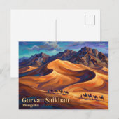 Gurvan Saikhan Nationaal Park Mongolië Briefkaart (Voorkant / Achterkant)