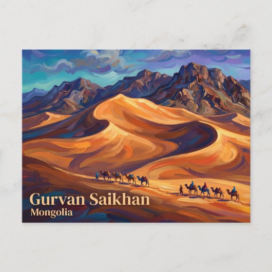 Gurvan Saikhan Nationaal Park Mongolië Briefkaart (Voorkant)