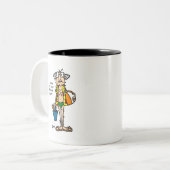 Gus-Age Thing Tshirts en Gifts Tweekleurige Koffiemok (Voorkant links)