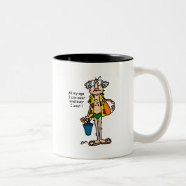 Gus-Age Thing Tshirts en Gifts Tweekleurige Koffiemok