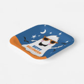Gus de Ghost Halloween Schattige Kinder Papieren Bordje (Gebogen)