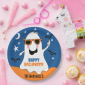 Gus de Ghost Halloween Schattige Kinder Papieren Bordje (Feest)