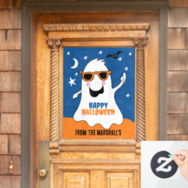 Gus de Ghost Halloween Schattige Kinder Raamsticker