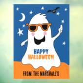 Gus de Ghost Halloween Schattige Kinder Raamsticker (Vel 3)