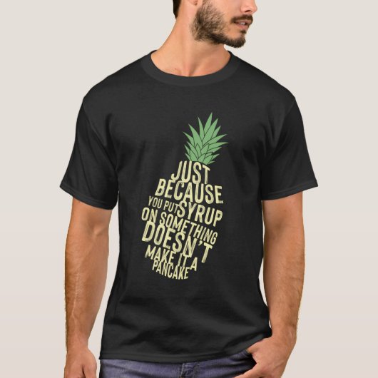 Gus En Spencer Grappige Ananas Psych T-shirt (Voorkant)