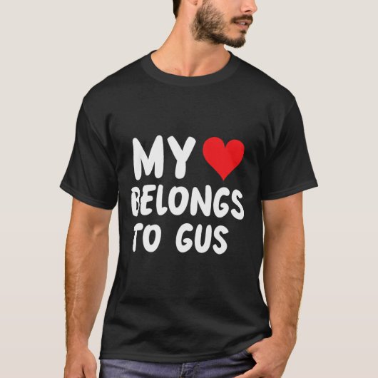 Gus - Mijn hart is van Gus - Liefde T-shirt (Voorkant)