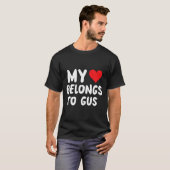 Gus - Mijn hart is van Gus - Liefde T-shirt (Voorkant volledig)