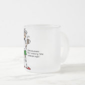 Gus op Naptime T-shirts en cadeautjes Matglas Koffiemok (Voorkant rechts)