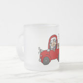 Gus op Nieuwe Truck Tshirts en Geschenken Matglas Koffiemok (Voorkant links)