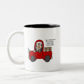 Gus op Nieuwe Truck Tshirts en Geschenken Tweekleurige Koffiemok (Links)