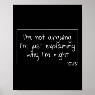 Gus Quote Grappige Verjaardag Gepersonaliseerde Na Poster