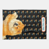 GUS red chow - ArtMuse Kitchen Towels Theedoek (Horizontaal)