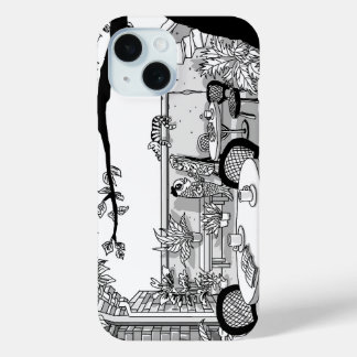 Gusandong Library Village Mural iPhone hoesje